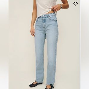 Reformation Abby High Rise Straight Jean